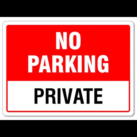 No parking private