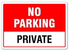 No parking private